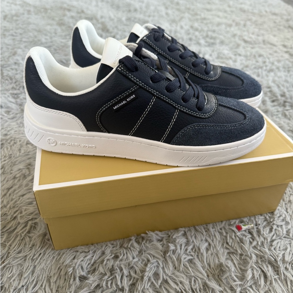 Michael Kors Navy and White Casual Sneakers